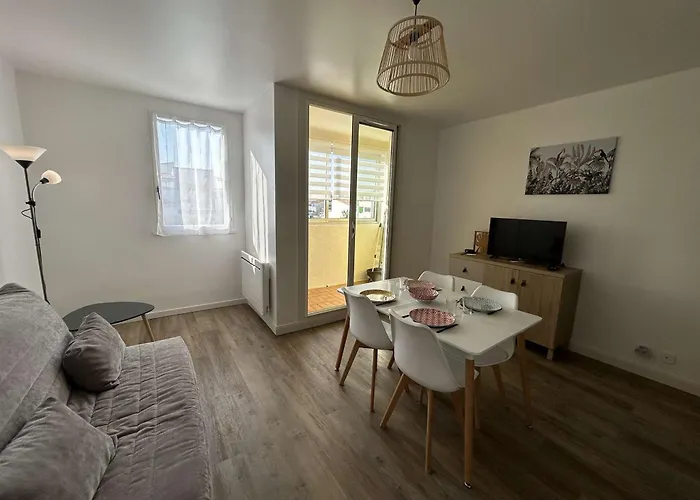 Renove 2 Pieces Avec Balcon, A 200m De La Plage, St Hilaire De Riez - Fr-1-224c-318