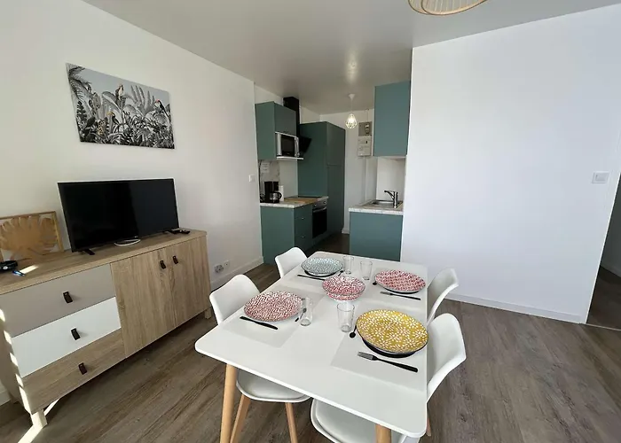 Renove 2 Pieces Avec Balcon, A 200m De La Plage, St Hilaire De Riez - Fr-1-224c-318 アパート サンティレール・ド・リエ